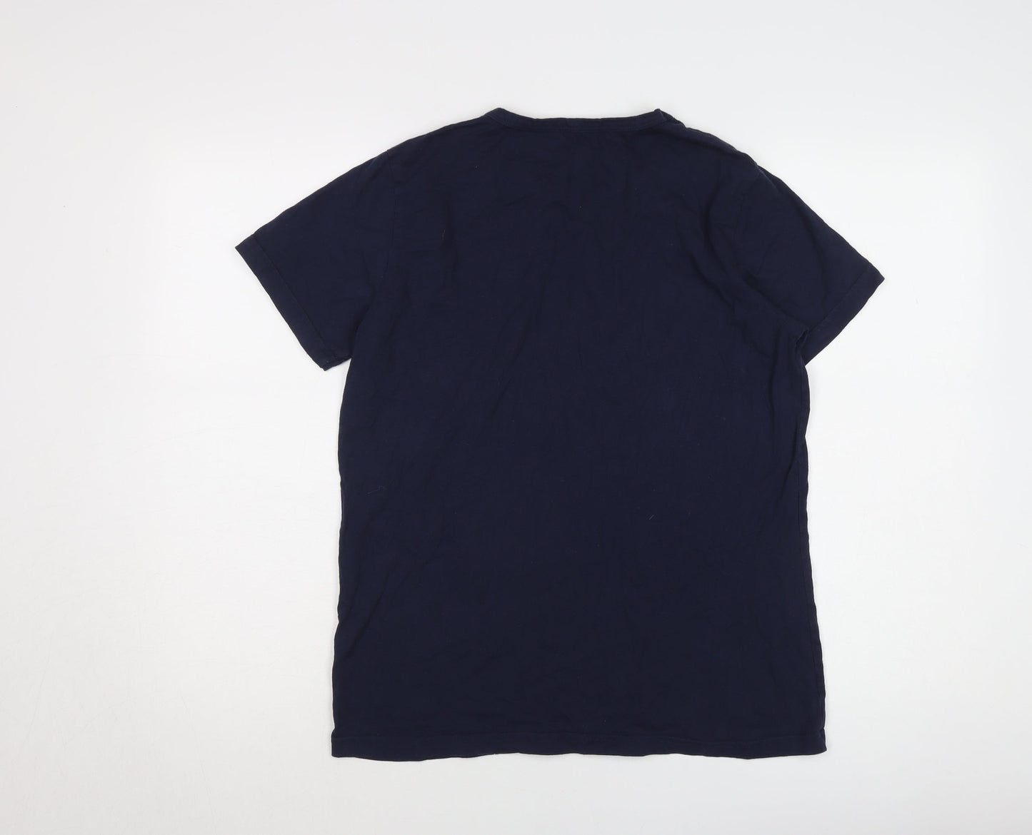 Lyle & Scott Men's Blue Crew Neck T-Shirt L