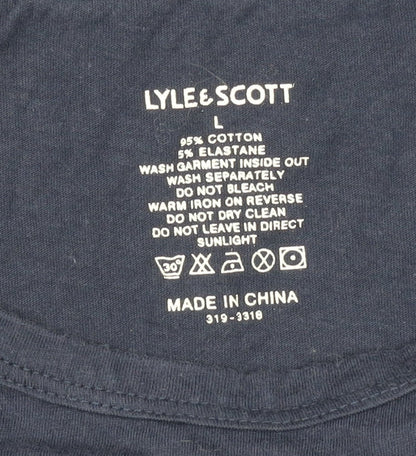 Lyle & Scott Men's Blue Crew Neck T-Shirt L