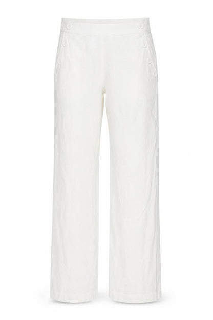 Nomads Women's White Cotton Trousers Size 12