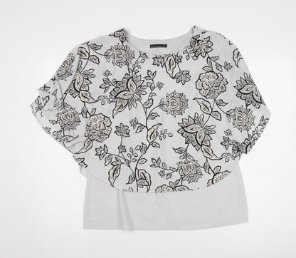 Womens UK Size 14 David Emanuel Multicoloured Basic Blouse