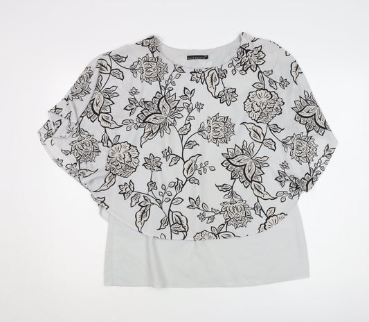 Womens UK Size 14 David Emanuel Multicoloured Basic Blouse