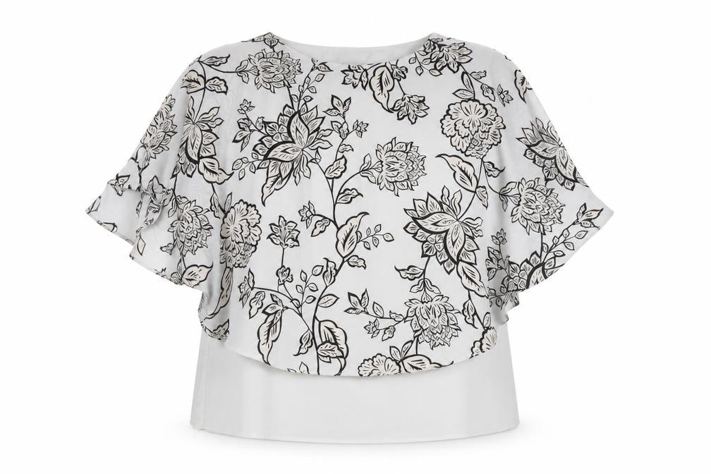 Womens UK Size 14 David Emanuel Multicoloured Basic Blouse
