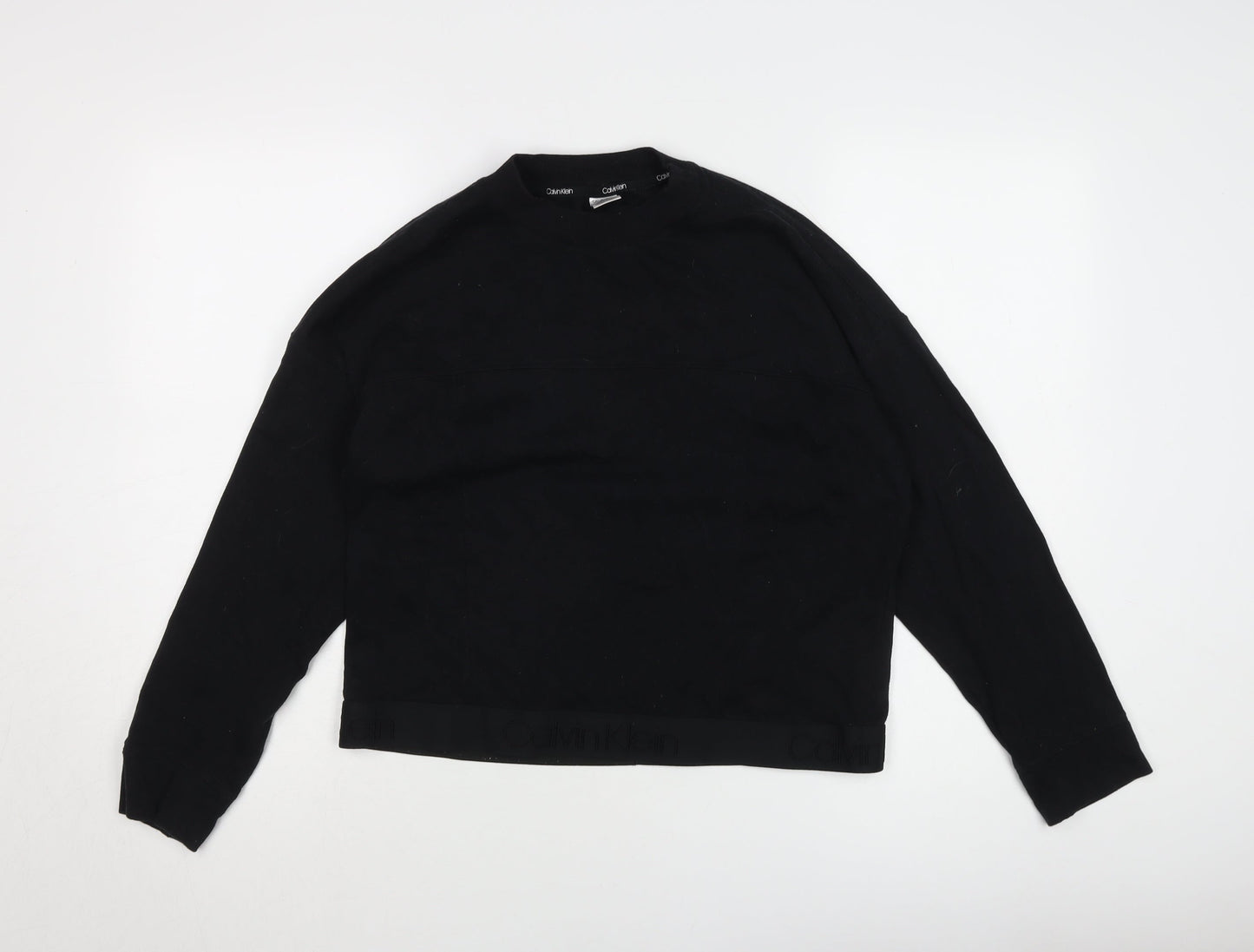 Calvin Klein Women's Black Pyjama Top S