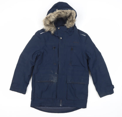 Regatta Boys Blue Parka - Size 12 Winter Coat