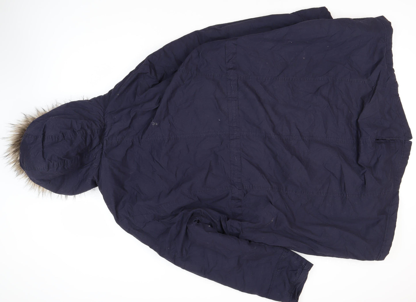 Womens UK Size 2224 Yours Blue Parka Coat