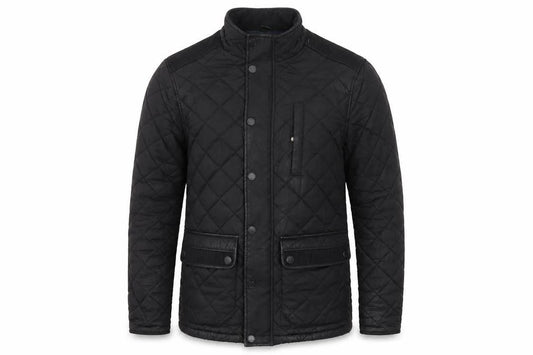 Mens UK Size M NEXT Black Quilted Coat