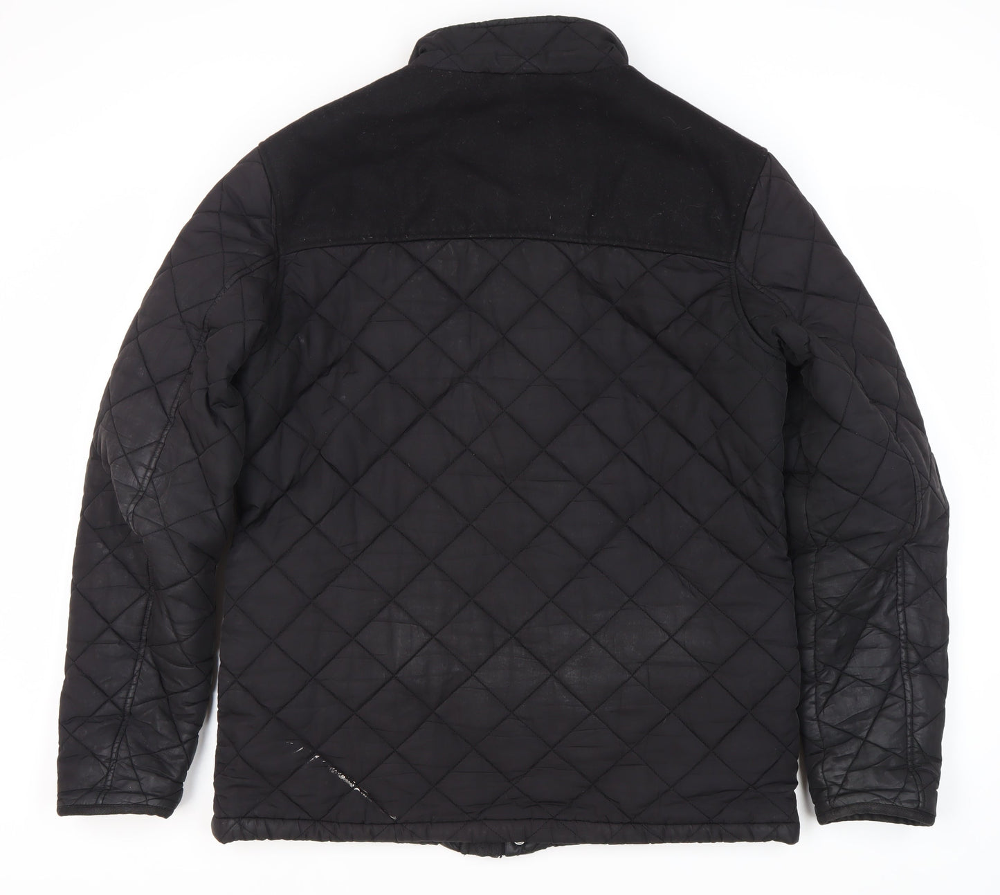Mens UK Size M NEXT Black Quilted Coat