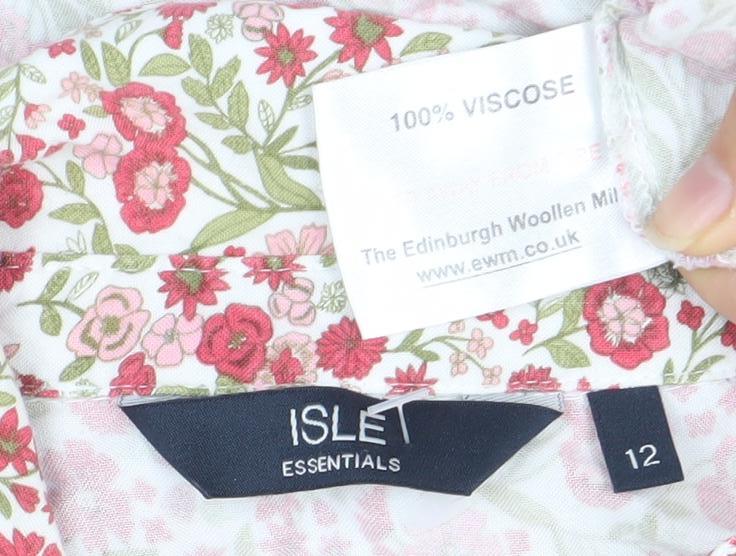 Isle of Essentials Women's Floral Blouse, Multicolour, 12