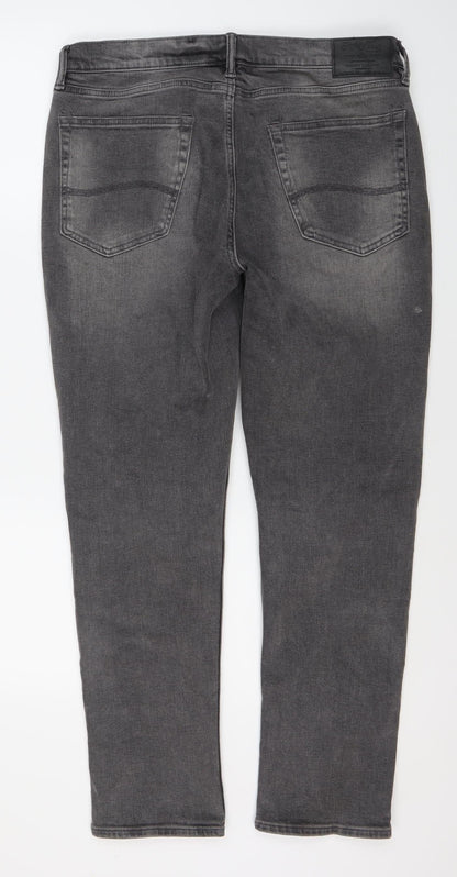 Marks and Spencer Grey Slim Fit Men's Jeans 31W 34L