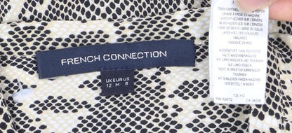 Womens UK Size 12 French Connection Multicoloured Basic Blouse