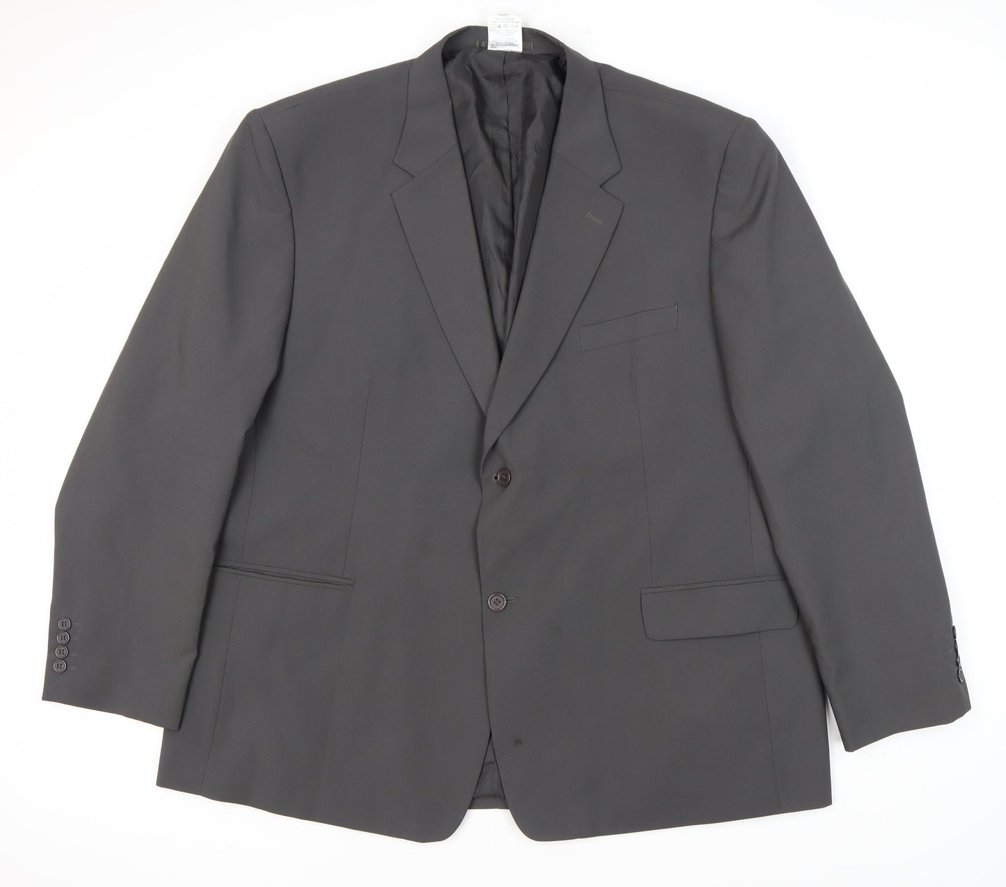 Premier Man Grey Single-Breasted Blazer, 52R