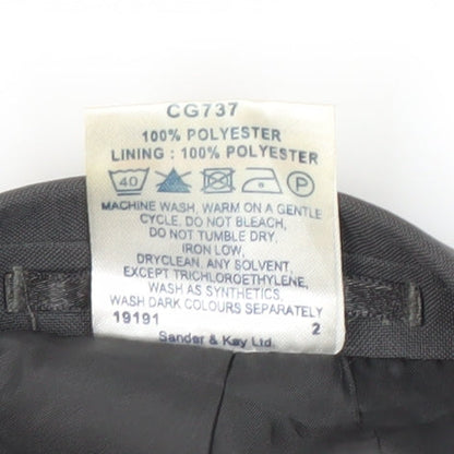 Premier Man Grey Single-Breasted Blazer, 52R
