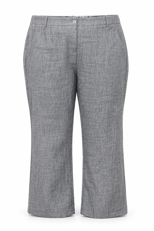 Womens UK Size 18 Per Una Regular Fit Casual Grey Trousers