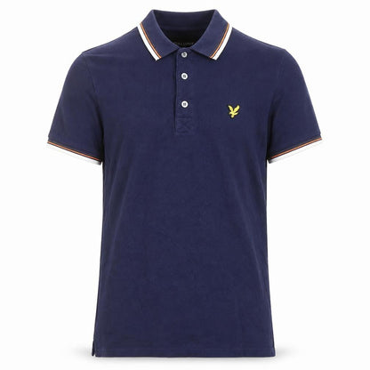 Lyle & Scott Men's Blue Polo Shirt Size S, Logo, Casual
