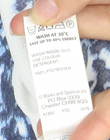 Womens UK Size 12 Marks and Spencer Multicoloured Tunic Blouse