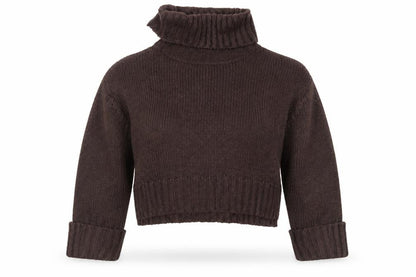 Womens UK Size S Brave Soul Brown Pullover Jumper