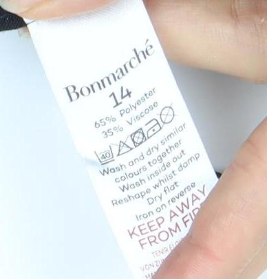 Bonmarche Women's Black Trousers, Size 14