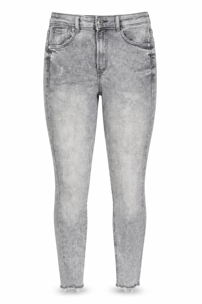 Womens UK Size 8 Bershka Regular Fit Skinny Grey Jeans