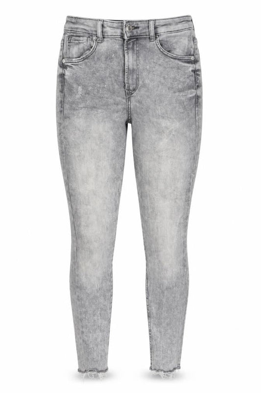 Womens UK Size 8 Bershka Regular Fit Skinny Grey Jeans
