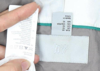 H&M Women's Grey Blazer, Single-Breasted Size 12