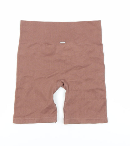 Gilly Hicks Women's Brown Biker Shorts, Size 2XS, High Rise