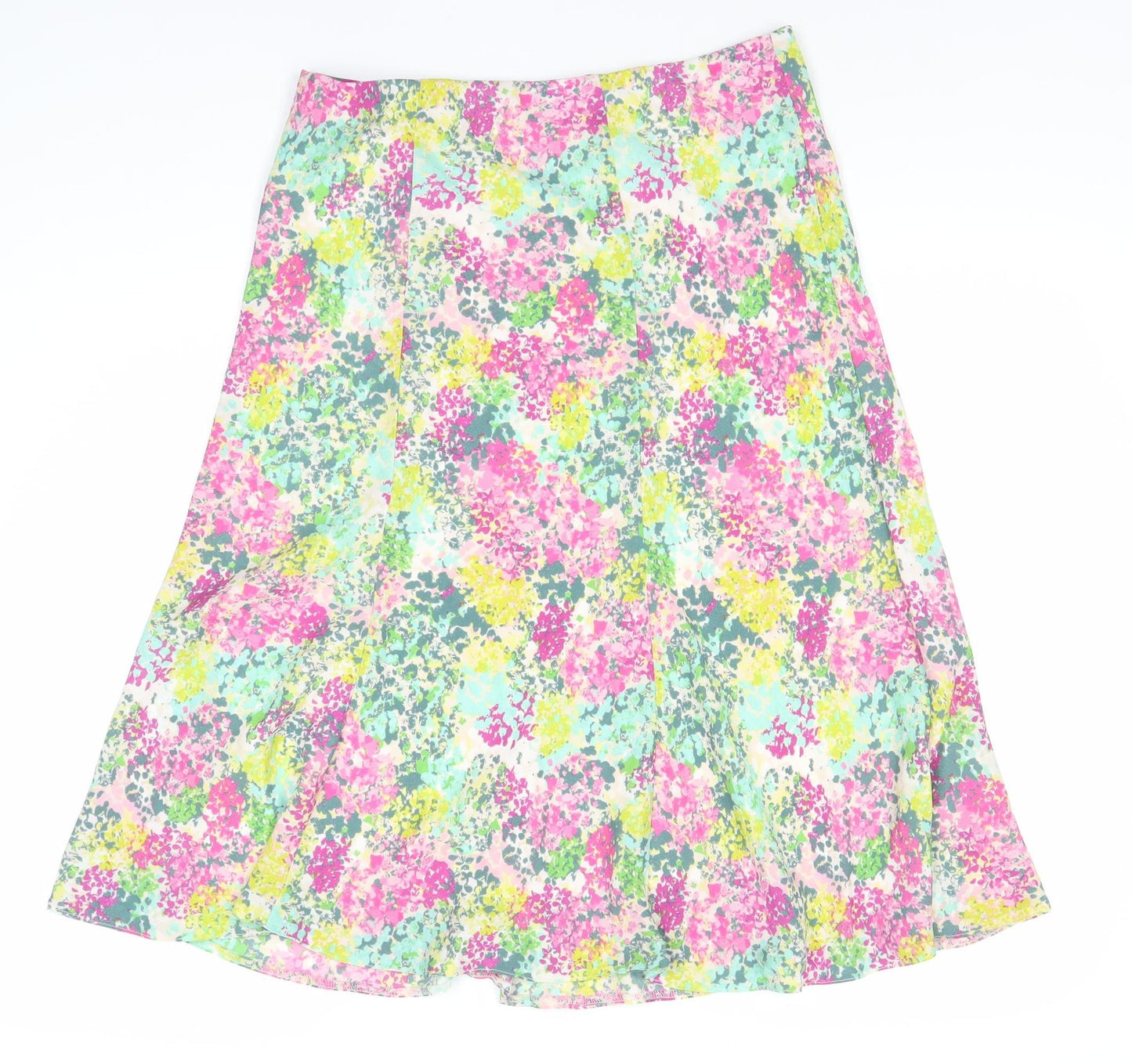 Honor Millburn Women’s Multicoloured Floral A-Line Skirt 14