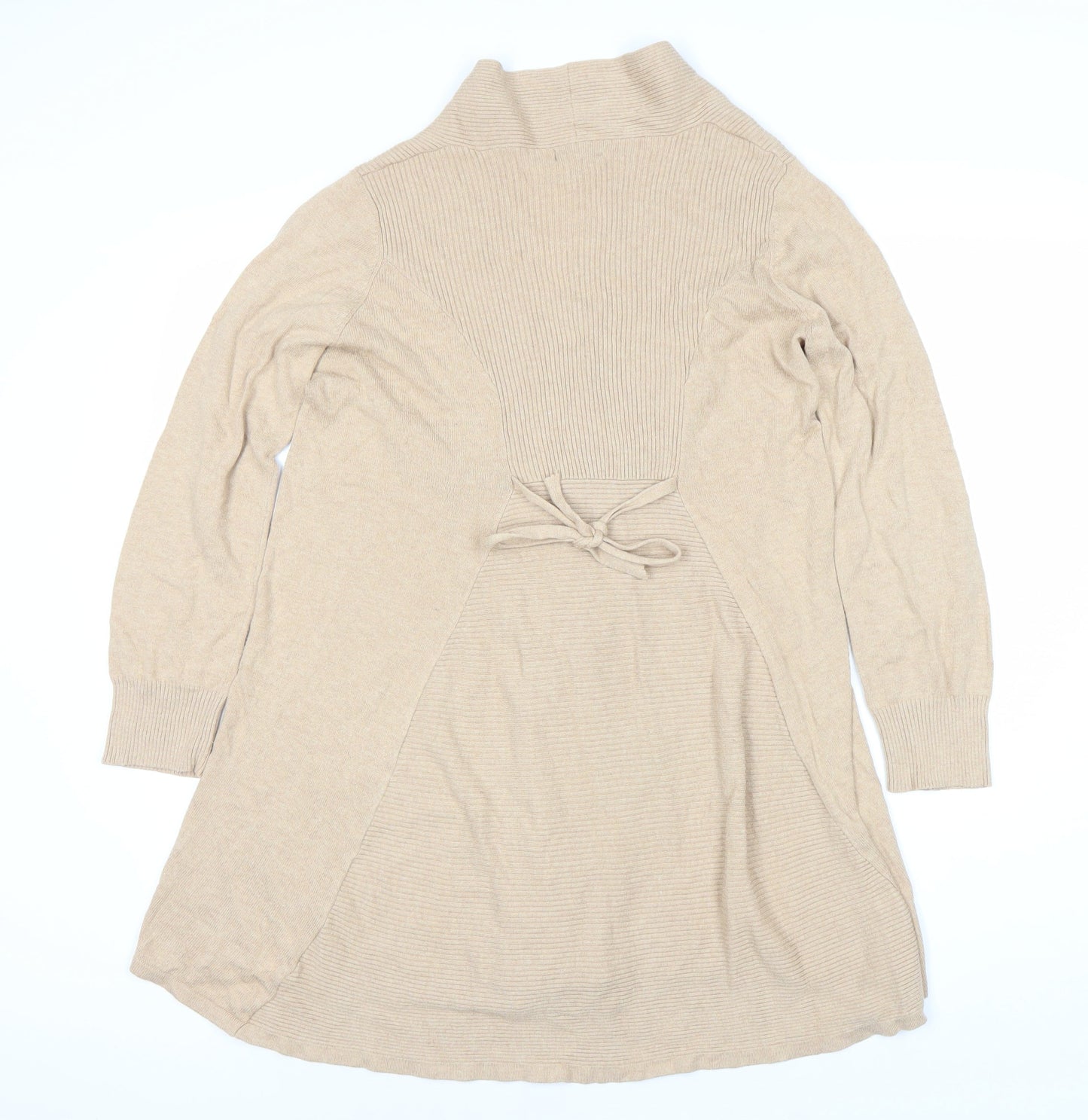 Womens UK Size 14 Pomodoro Beige Cardigan Jumper