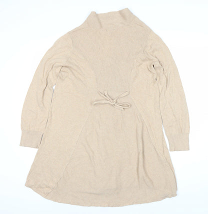 Womens UK Size 14 Pomodoro Beige Cardigan Jumper