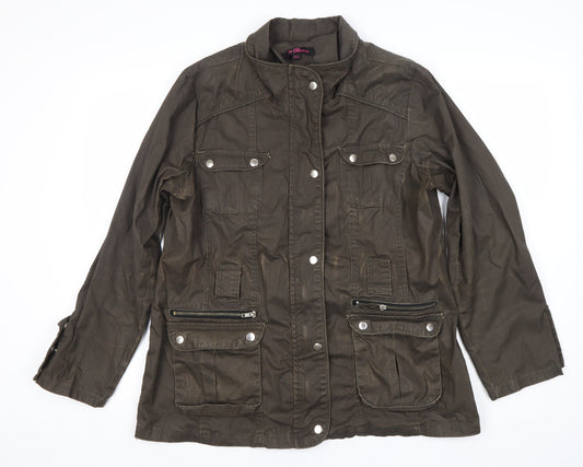 Joe Browns Women's Brown Casual Jacket Size 16