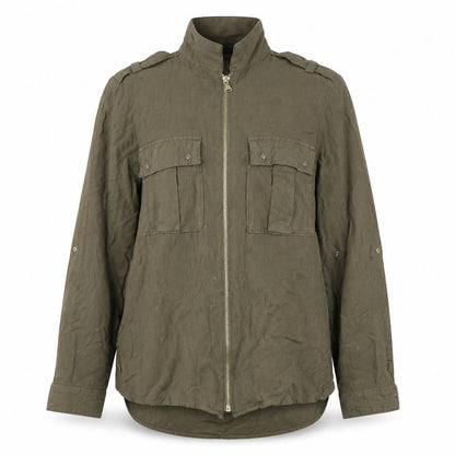 Womens UK Size 12 River Island Green Basic Jacket