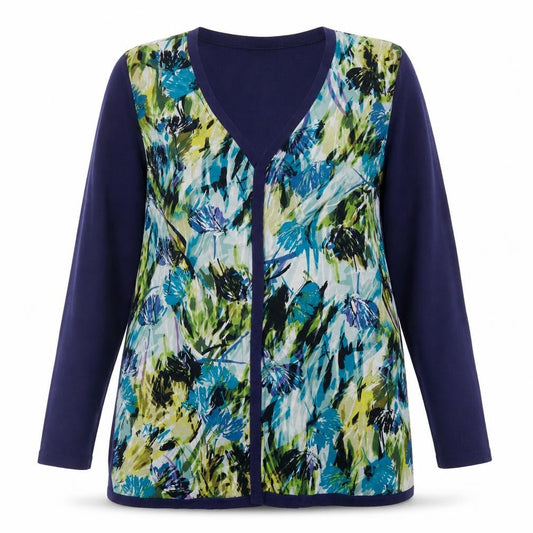 Womens UK Size 16 EAST Multicoloured Cardigan Jumper
