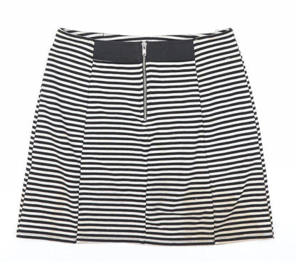 Marks and Spencer Women’s Black Stripe Pencil Skirt Size 12