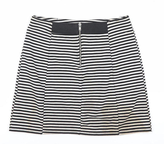 Marks and Spencer Women’s Black Stripe Pencil Skirt Size 12