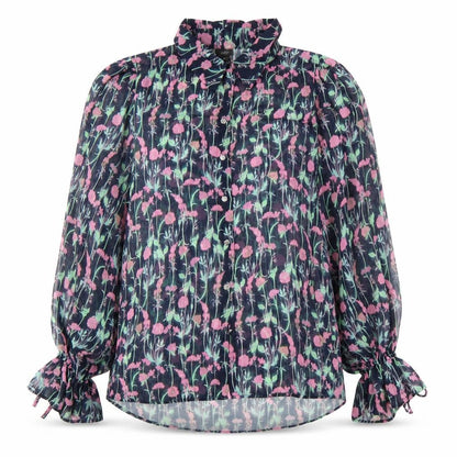 Womens UK Size 10 River Island Multicoloured Basic Blouse