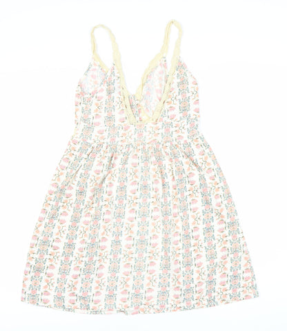 Topshop Women's Floral Strappy Dress Size 8