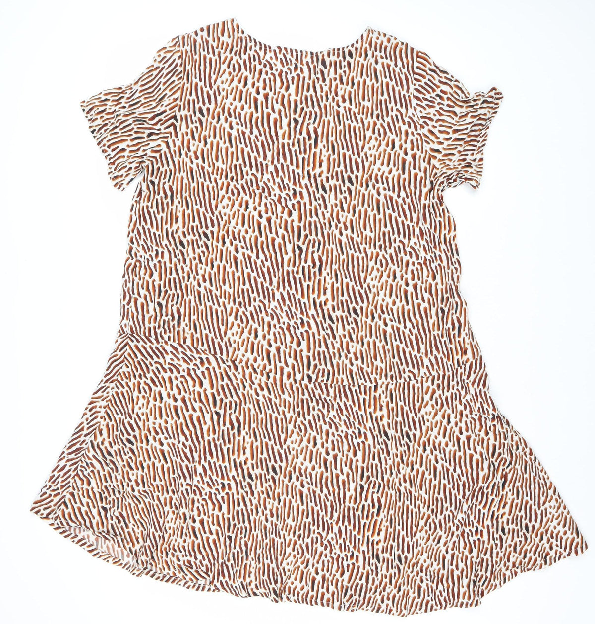 Weekday Women's Multicoloured Animal Print Shift Dress S