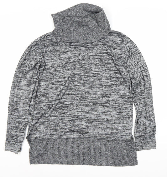 Gap Women's Grey Cowl Neck Pullover Jumper XS