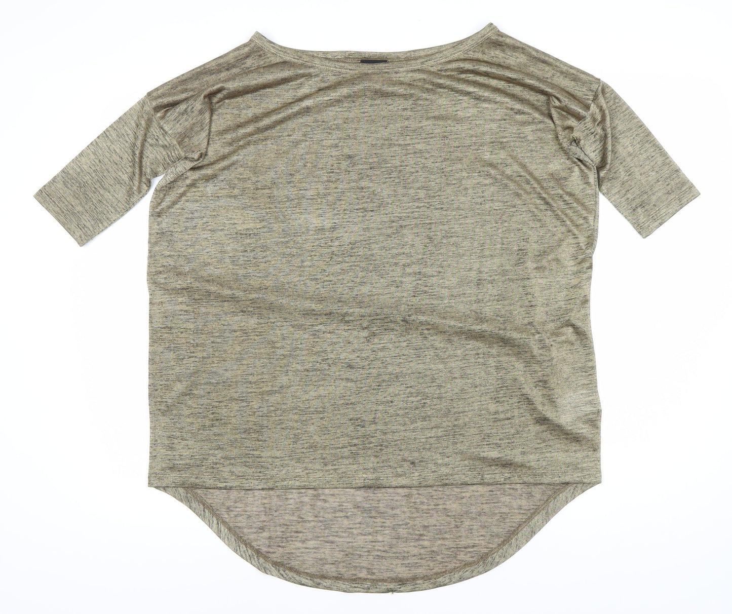 Womens UK Size 2XS H&M Brown Basic T-Shirt