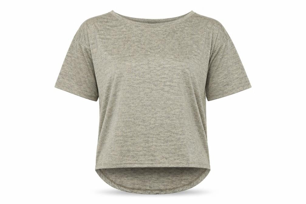 Womens UK Size 2XS H&M Brown Basic T-Shirt