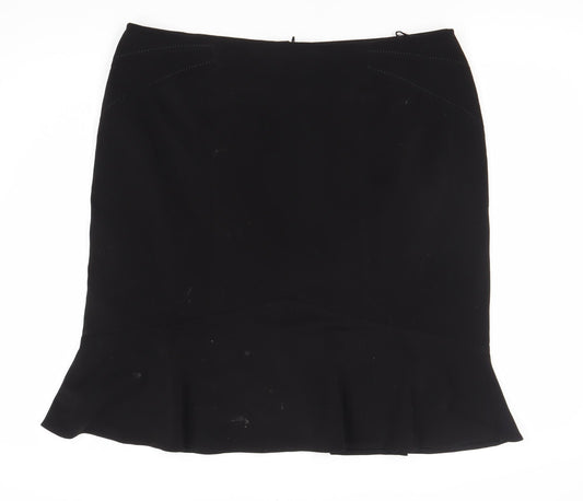 Marks and Spencer Women's Black Trumpet Skirt Size 16