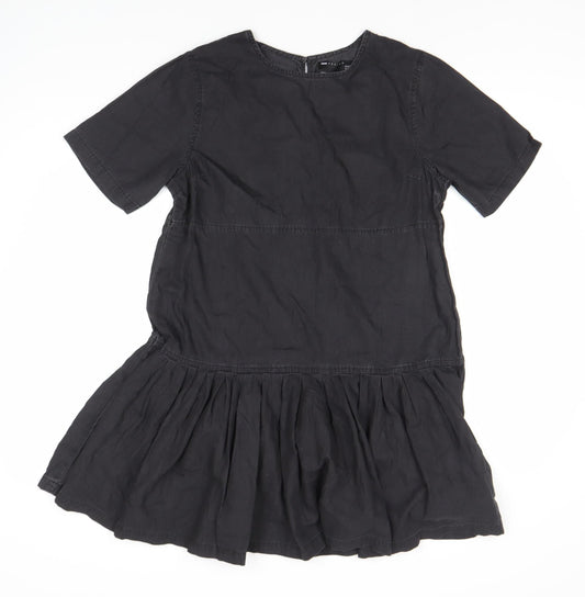 ASOS Women's Black Shift Dress Size 12 Casual
