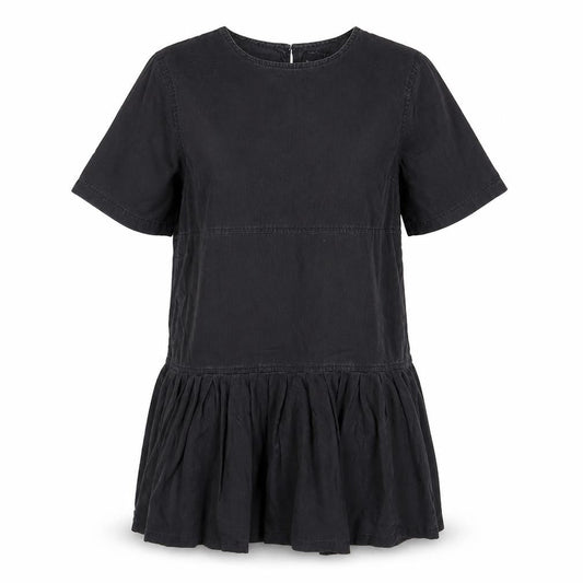 Front view of ASOS Women's Black Shift Dress, size 12, Casual