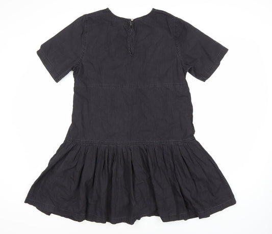 ASOS Women's Black Shift Dress Size 12 Casual