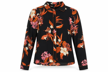 Womens UK Size 8 VERO MODA Black  Button-Up