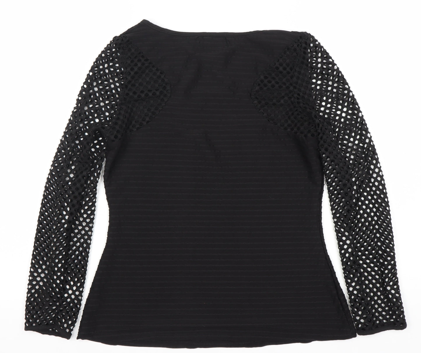 Fancylure Women's Black XL Scoop Neck Blouse