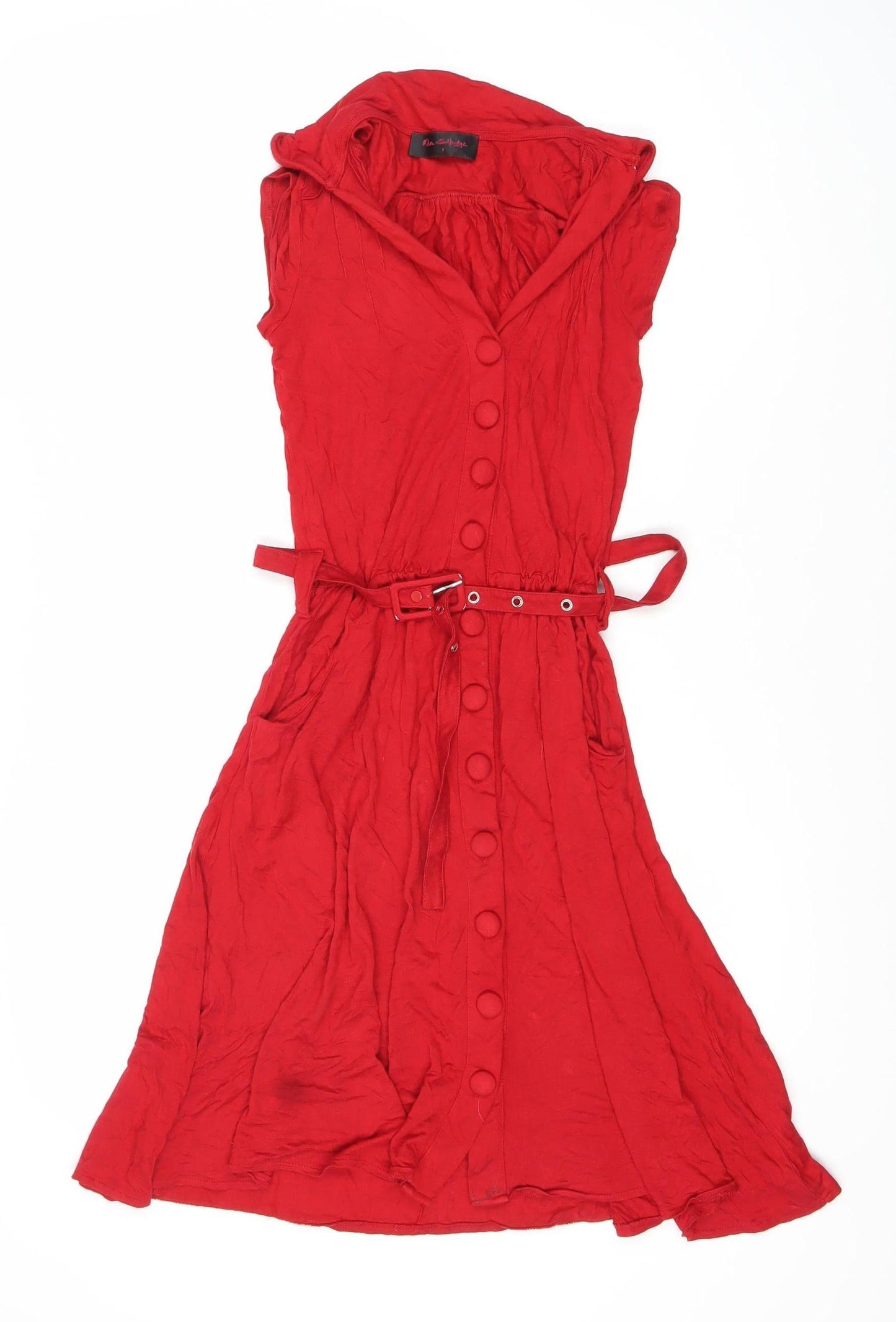 Anna Scholz Red A-Line Women's Dress XL
