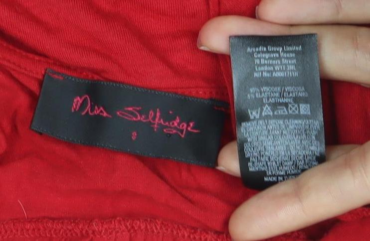 Anna Scholz Red A-Line Women's Dress XL