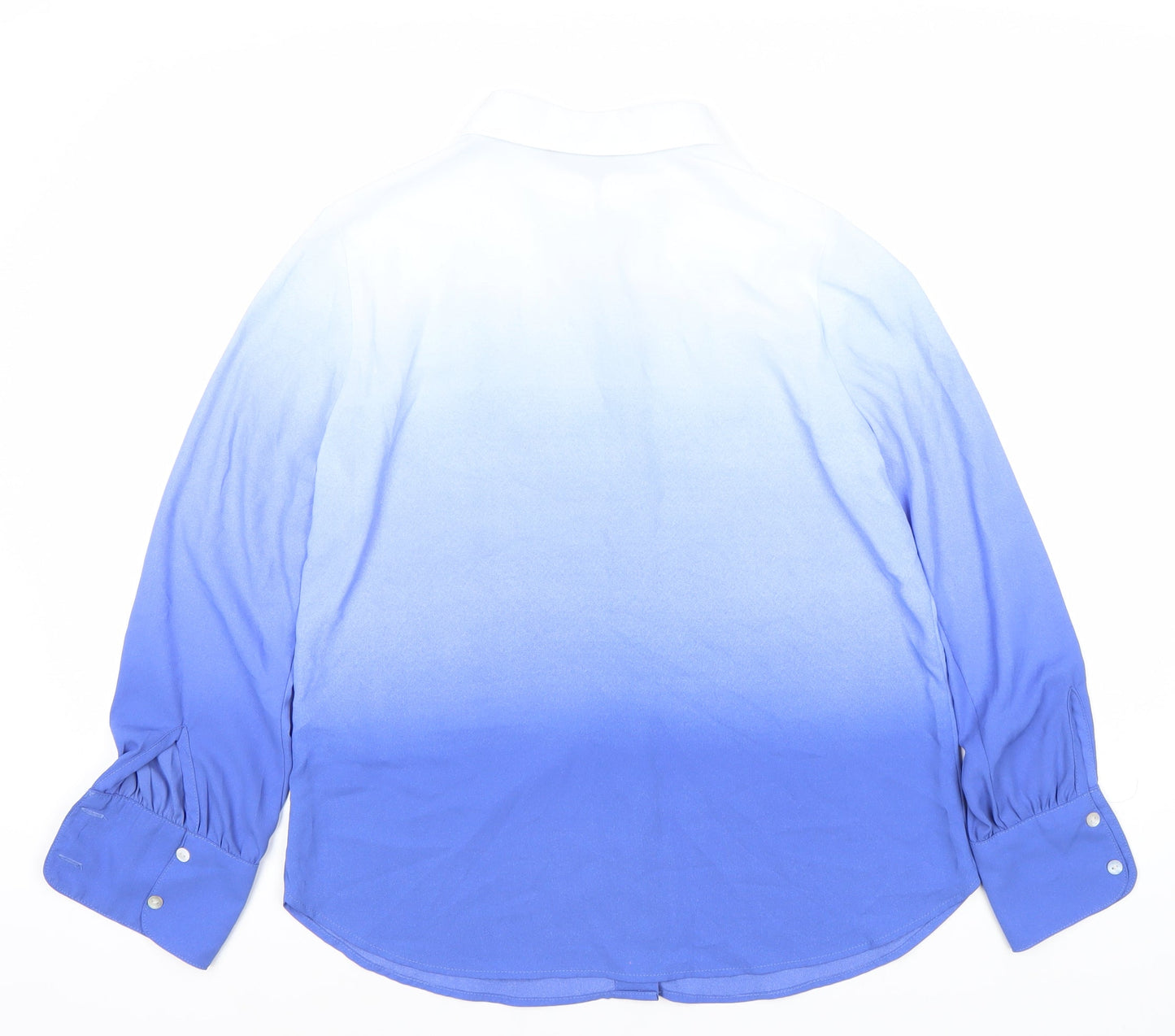 Womens UK Size UK 12 Marks and Spencer Blue  Button-Up