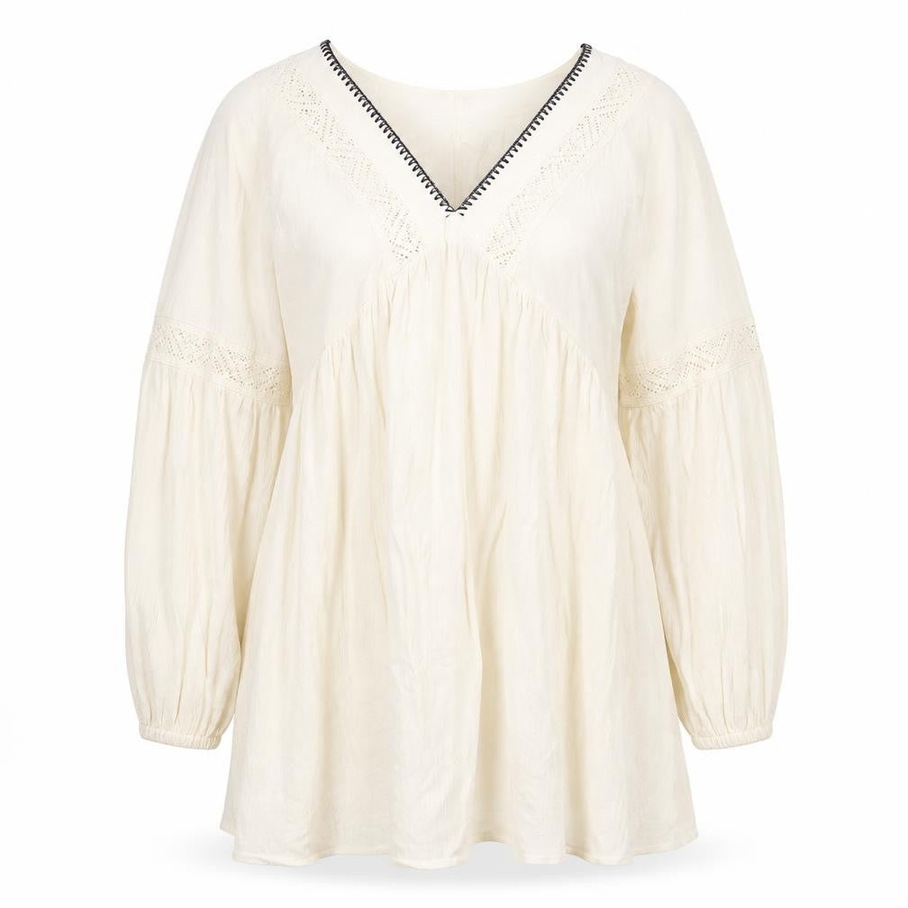 Marks and Spencer Women's Ivory Long Sleeve Dress