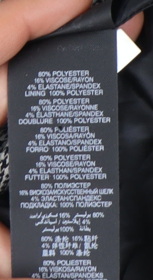 Lipsy Women's Grey Check Blazer Size 12 Workwear